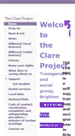 Mobile Screenshot of clareproject.org.uk